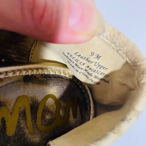 Sam Edelman Felicia Beach Pacific Snake Flat 9.5 - Picture 6 of 7